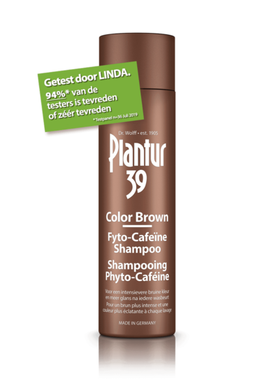 Plantur 39 Color Brown Fyto-Cafeïne Shampoo voor een schitterende bruine haarkleur
