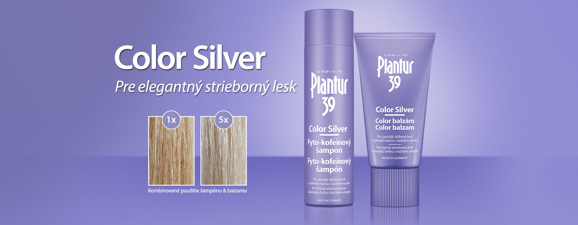 Plantur 39 Color Silver - Pre elegantný strieborný lesk
